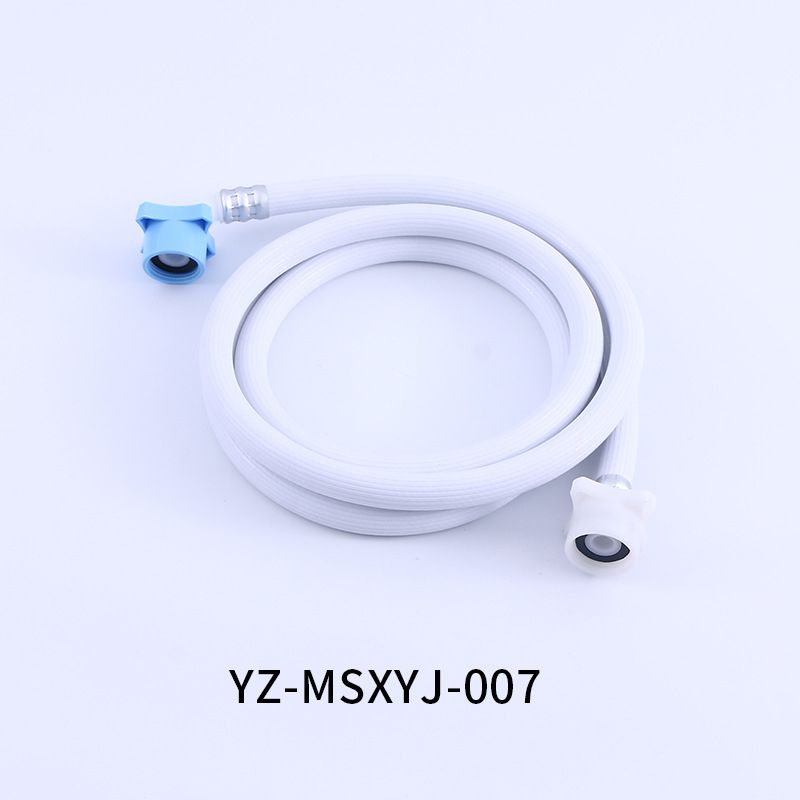 Prívodná a odtoková hadica práčky, univerzálne závity, PVC materiál, menovitý tlak 1, prevádzková teplota 1