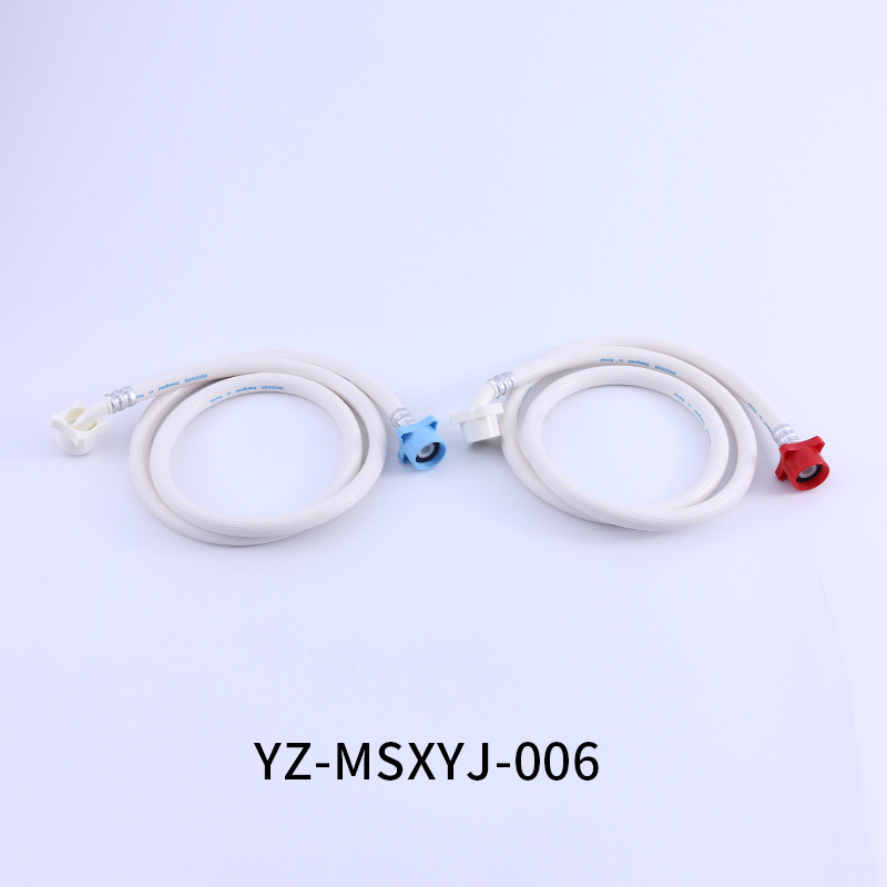 Prívodná a odtoková hadica práčky, univerzálne závity, PVC materiál, menovitý tlak 1, prevádzková teplota 1