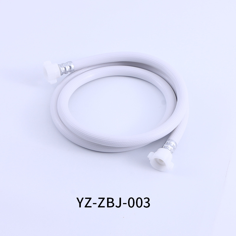 Prívodná a odtoková hadica práčky, univerzálne závity, PVC materiál, menovitý tlak 1, prevádzková teplota 1