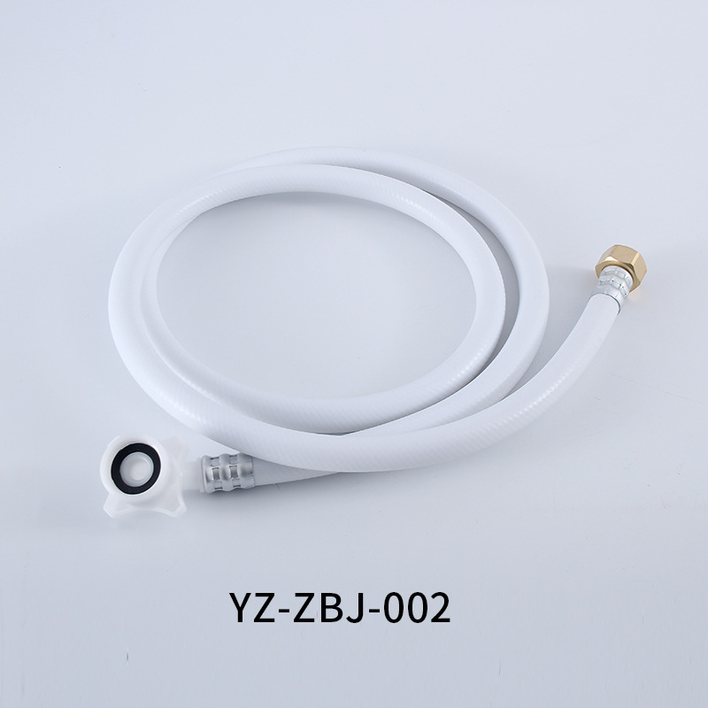 Prívodná a odtoková hadica práčky, univerzálne závity, PVC materiál, menovitý tlak 1, prevádzková teplota 1