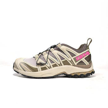 Pantofi de drumeție unisex, închidere cu șireturi în față, talpă din cauciuc antiderapantă, partea superioară din plasă