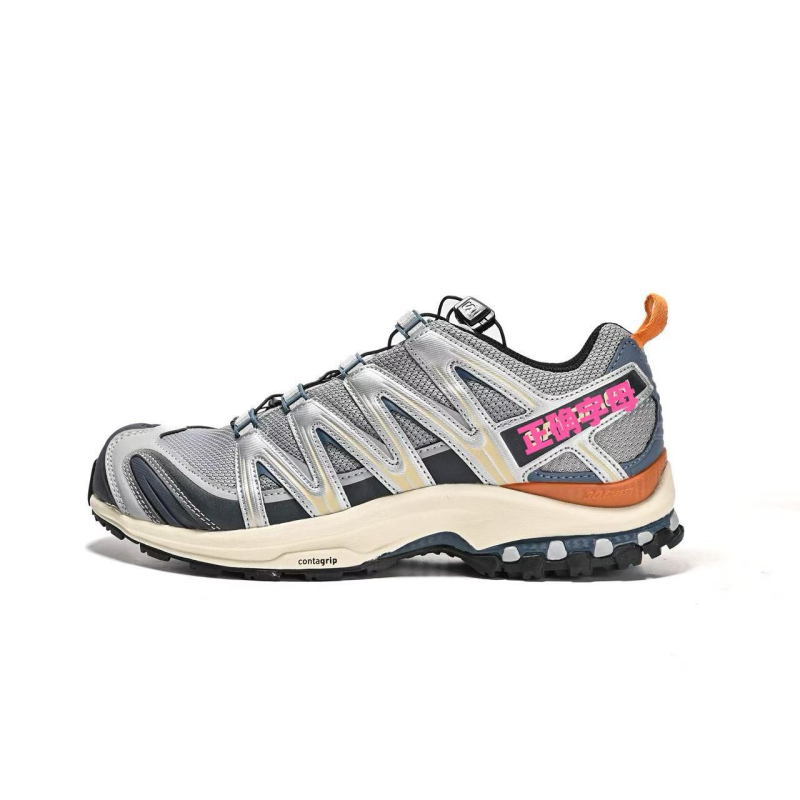 Pantofi de drumeție unisex, închidere cu șireturi în față, talpă din cauciuc antiderapantă, partea superioară din plasă