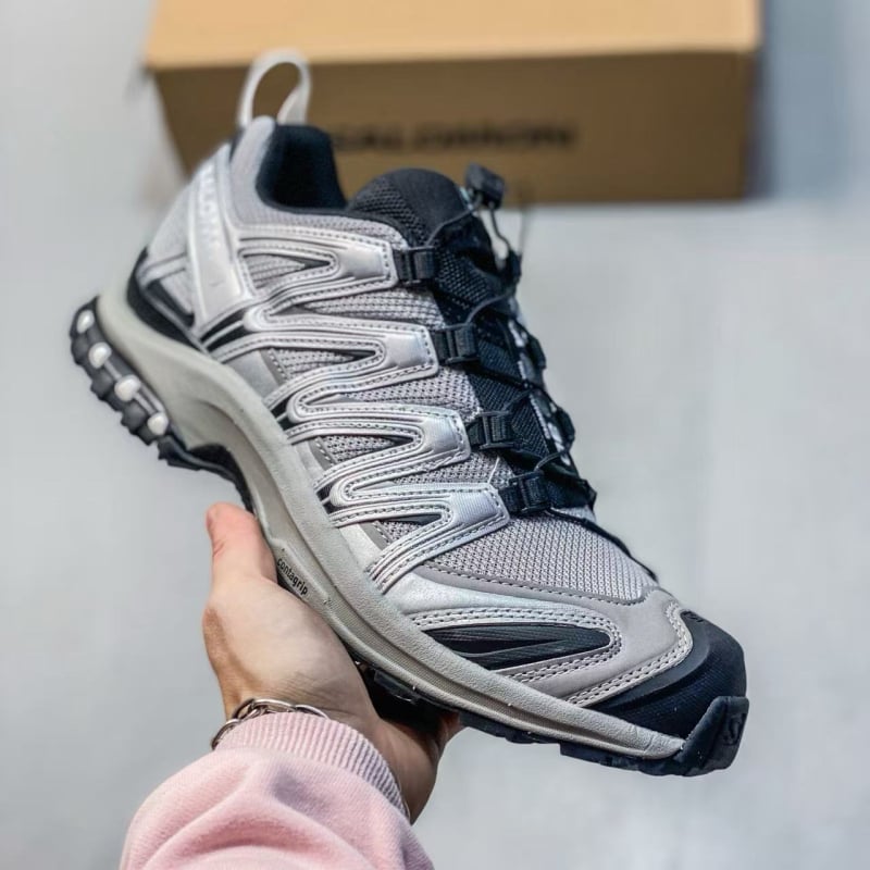 Pantofi de drumeție unisex, închidere cu șireturi în față, talpă din cauciuc antiderapantă, partea superioară din plasă