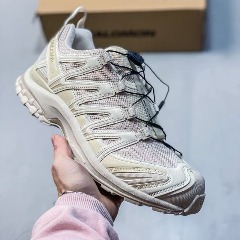 Pantofi de drumeție unisex, închidere cu șireturi în față, talpă din cauciuc antiderapantă, partea superioară din plasă