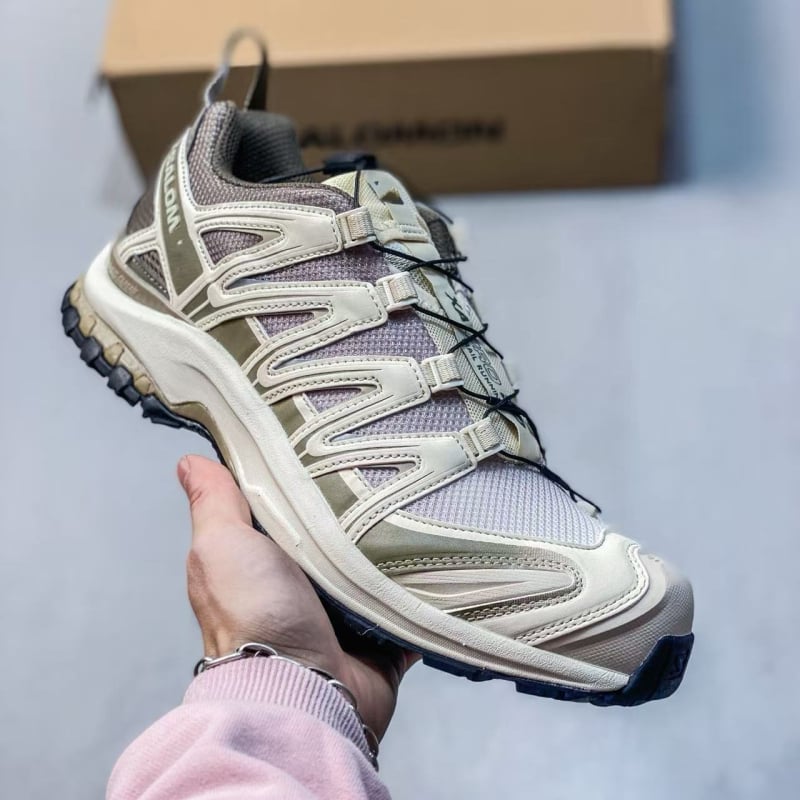 Pantofi de drumeție unisex, închidere cu șireturi în față, talpă din cauciuc antiderapantă, partea superioară din plasă