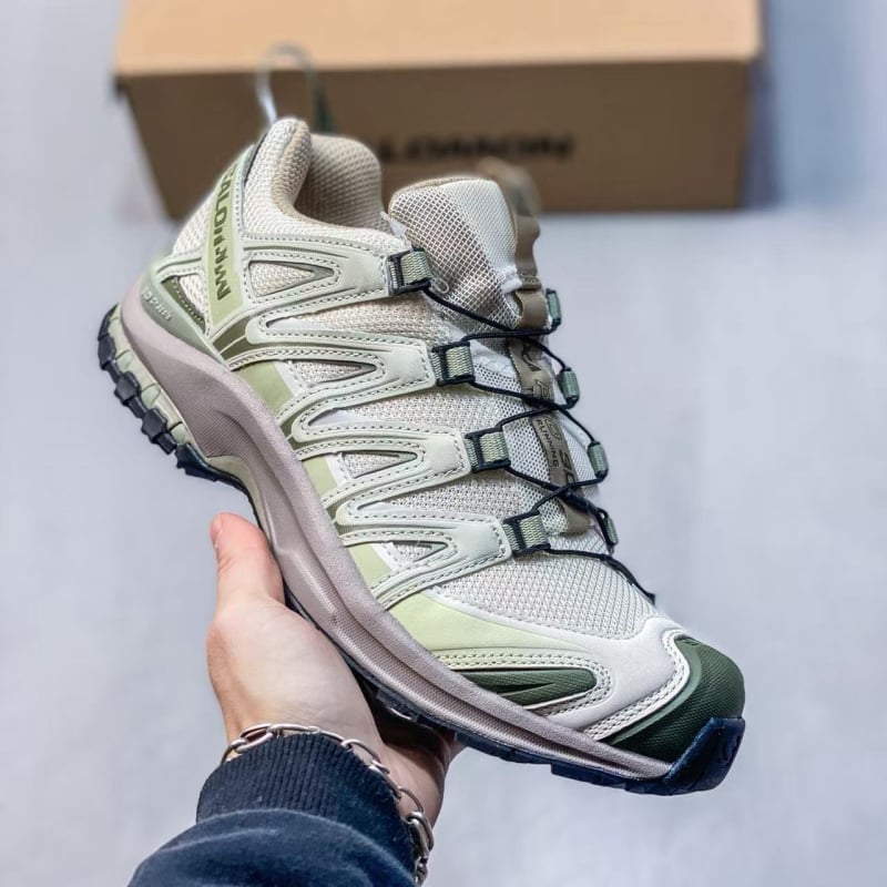 Pantofi de drumeție unisex, închidere cu șireturi în față, talpă din cauciuc antiderapantă, partea superioară din plasă