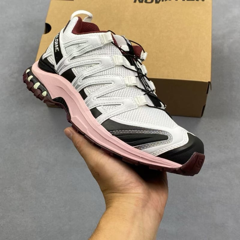 Pantofi de drumeție unisex, închidere cu șireturi în față, talpă din cauciuc antiderapantă, partea superioară din plasă