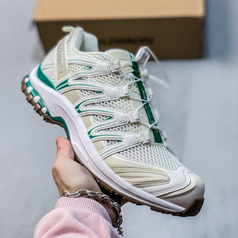 Pantofi de drumeție unisex, închidere cu șireturi în față, talpă din cauciuc antiderapantă, partea superioară din plasă