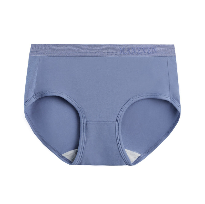 Ženské bavlnené nohavičky - priedušné, tvarujú brucho, antibakteriálne; stredná výška pásu; pletené tkanivo; rozkroková podšívka 80–90% regenerovanej celulózovej vlákne; 90–95% bavlna