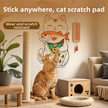 Comfortable карикатурна котешка катерушка за диван, филцова защитна повърхност, износоустойчива и многофункционална, стенна стикер-дъска, комплект 100 броя