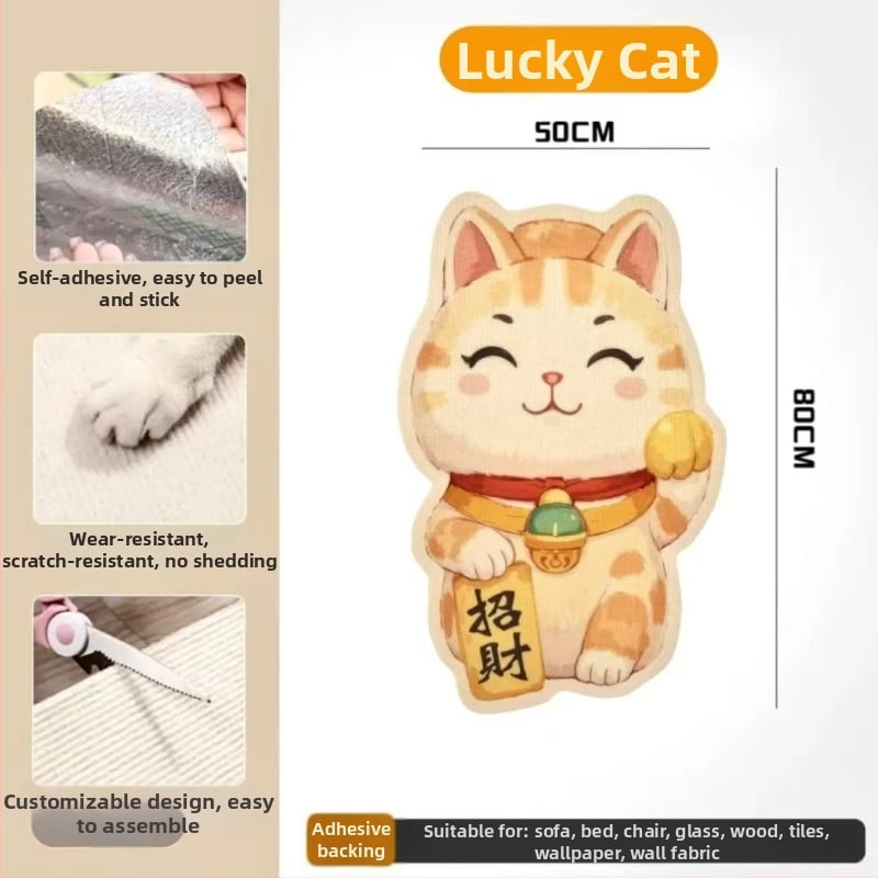 Comfortable карикатурна котешка катерушка за диван, филцова защитна повърхност, износоустойчива и многофункционална, стенна стикер-дъска, комплект 100 броя