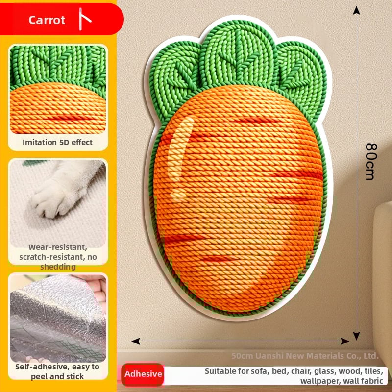 Comfortable карикатурна котешка катерушка за диван, филцова защитна повърхност, износоустойчива и многофункционална, стенна стикер-дъска, комплект 100 броя