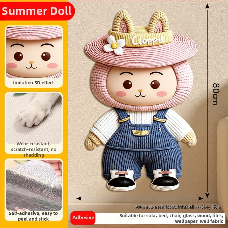 Comfortable карикатурна котешка катерушка за диван, филцова защитна повърхност, износоустойчива и многофункционална, стенна стикер-дъска, комплект 100 броя