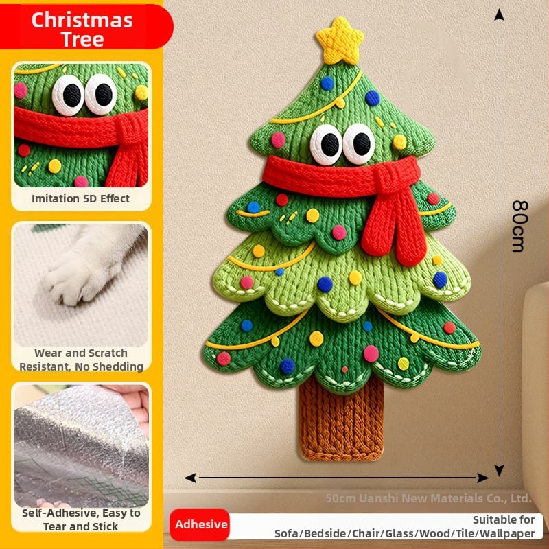 Comfortable карикатурна котешка катерушка за диван, филцова защитна повърхност, износоустойчива и многофункционална, стенна стикер-дъска, комплект 100 броя