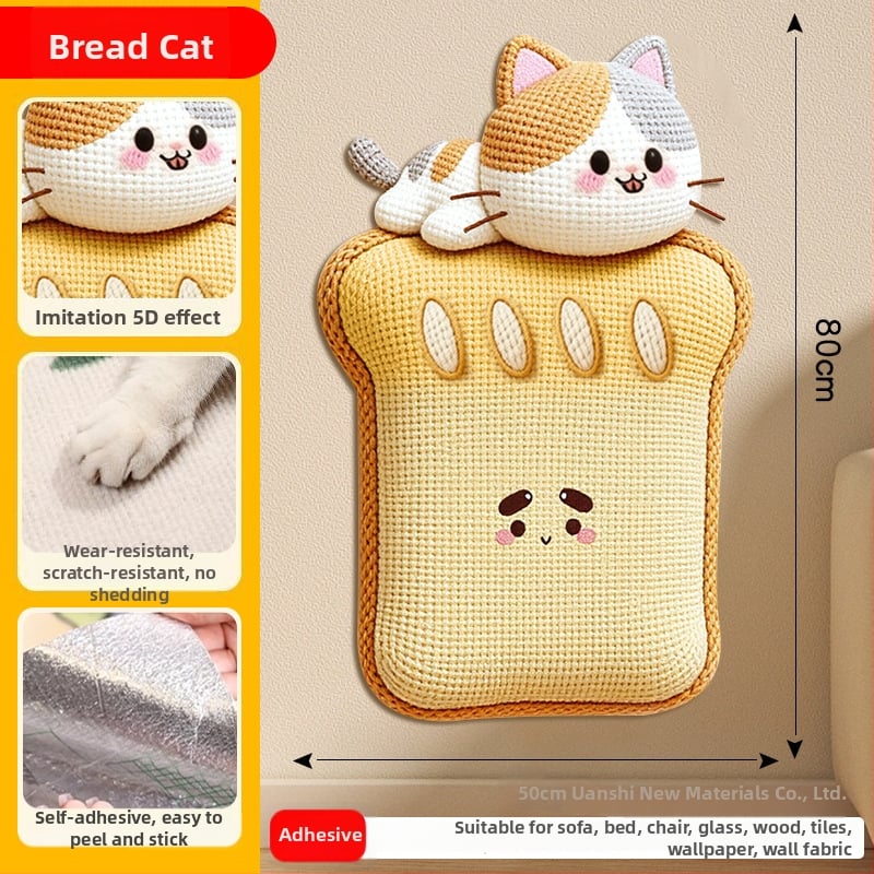 Comfortable карикатурна котешка катерушка за диван, филцова защитна повърхност, износоустойчива и многофункционална, стенна стикер-дъска, комплект 100 броя