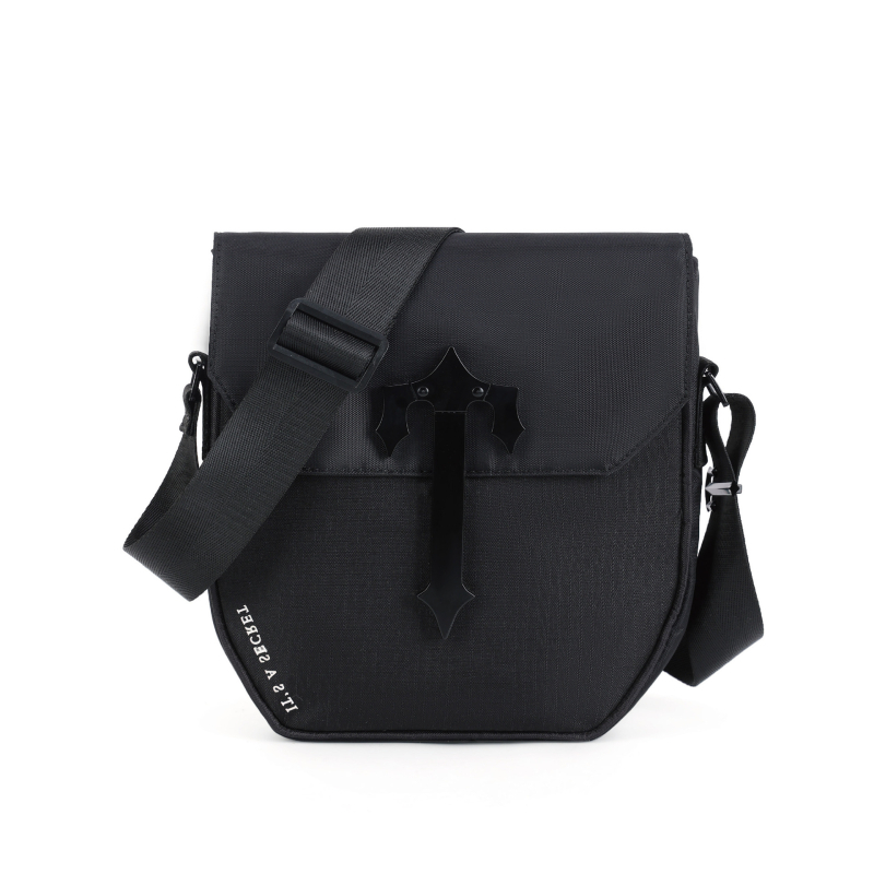 Geantă de umăr pentru bărbați - stil urban minimalist, nailon, model universal, impermeabilă, ultra-ușoară