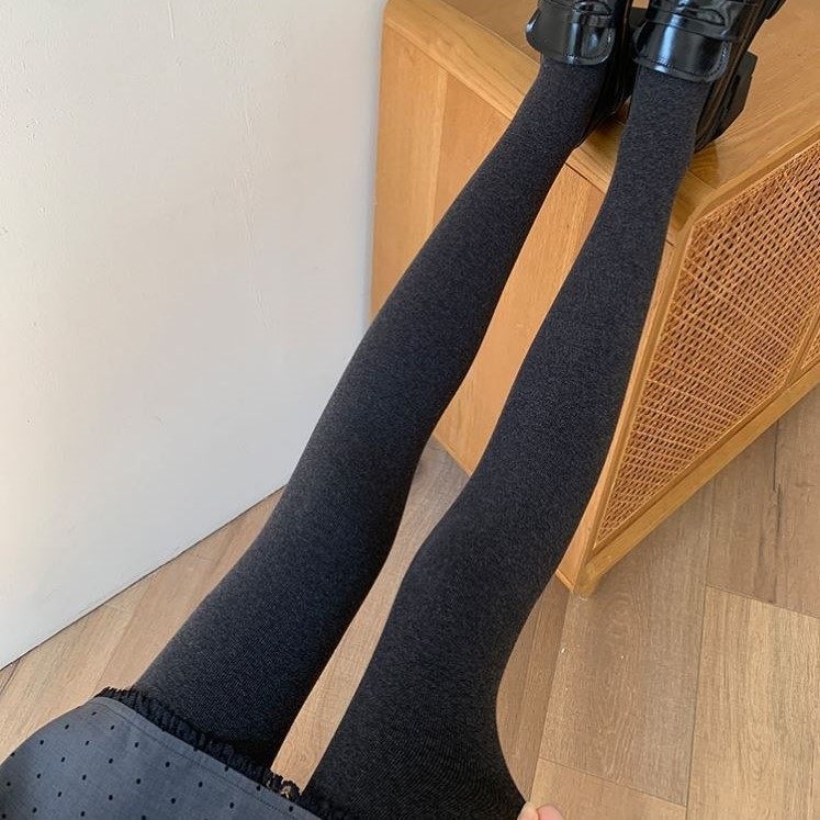 Κολάν με επένδυση φλίς για φθινοπωρινή–χειμερινή περίοδο, αδυνατιστικά, μακριά παντελόνια, χαλαρή γραμμή, με κάλυψη ποδιού, χωρίς μπιλίκια