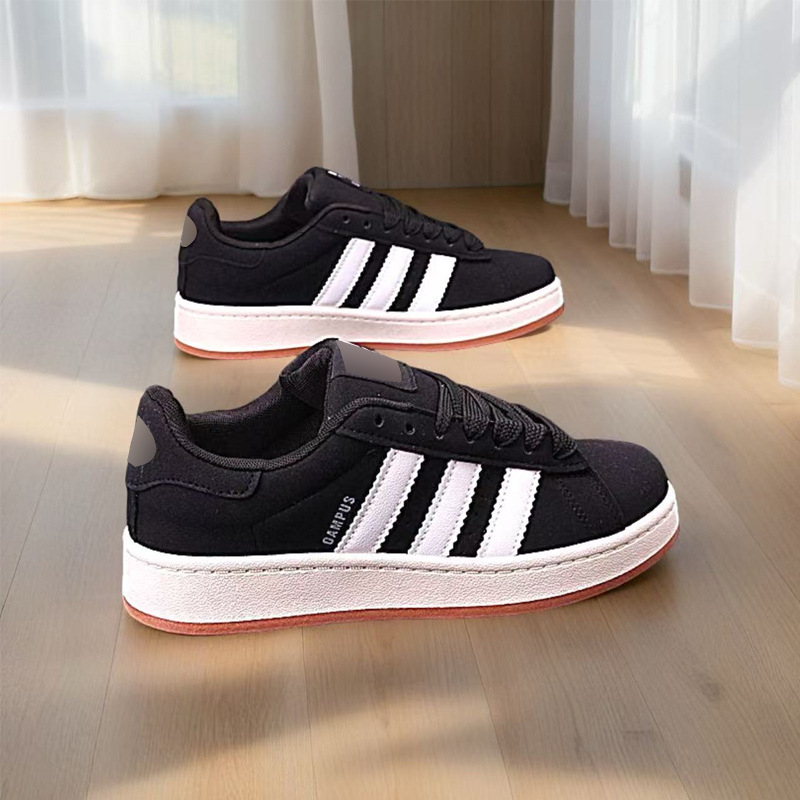 Adidași casual din canvas unisex — respirabili, talpă din cauciuc, deschidere joasă, vârf rotund (partea superioară: canvas; talpă: cauciuc; talpă groasă 3–5 cm; deschidere joasă; gleznă joasă)