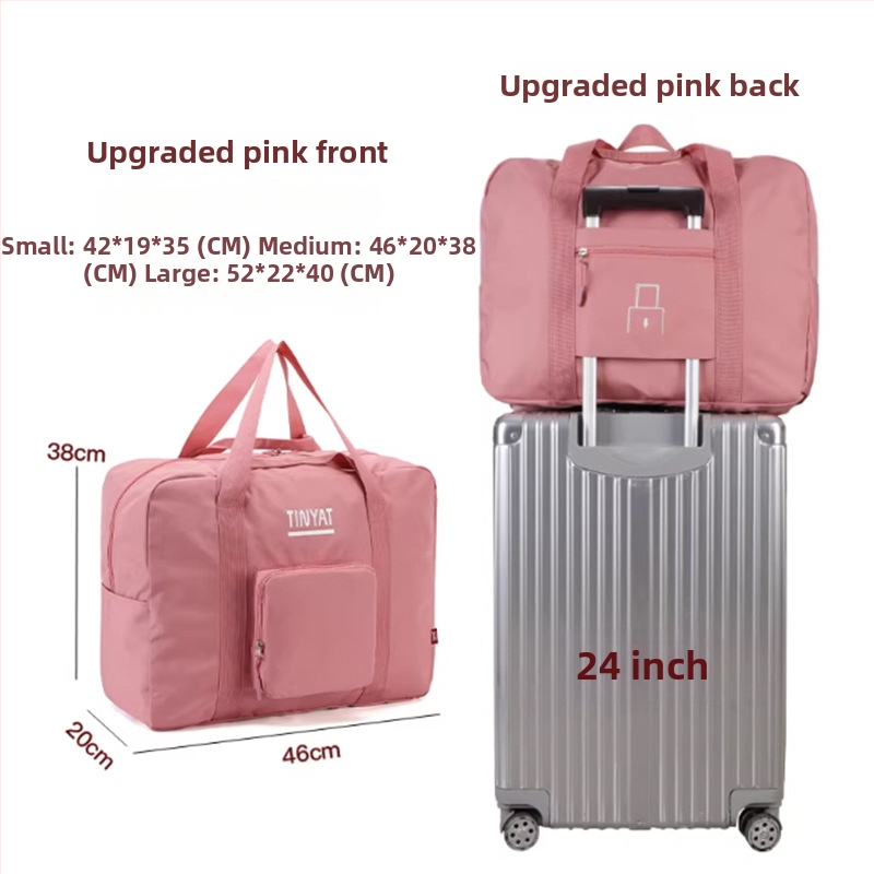 Sklopná cestovná taška na ručné nosenie, 20–35 L, nepremokavý polyester, ľahká na cestovanie