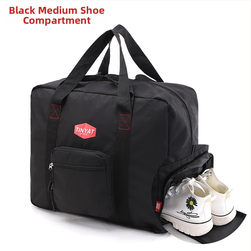 Sklopná cestovná taška na ručné nosenie, 20–35 L, nepremokavý polyester, ľahká na cestovanie