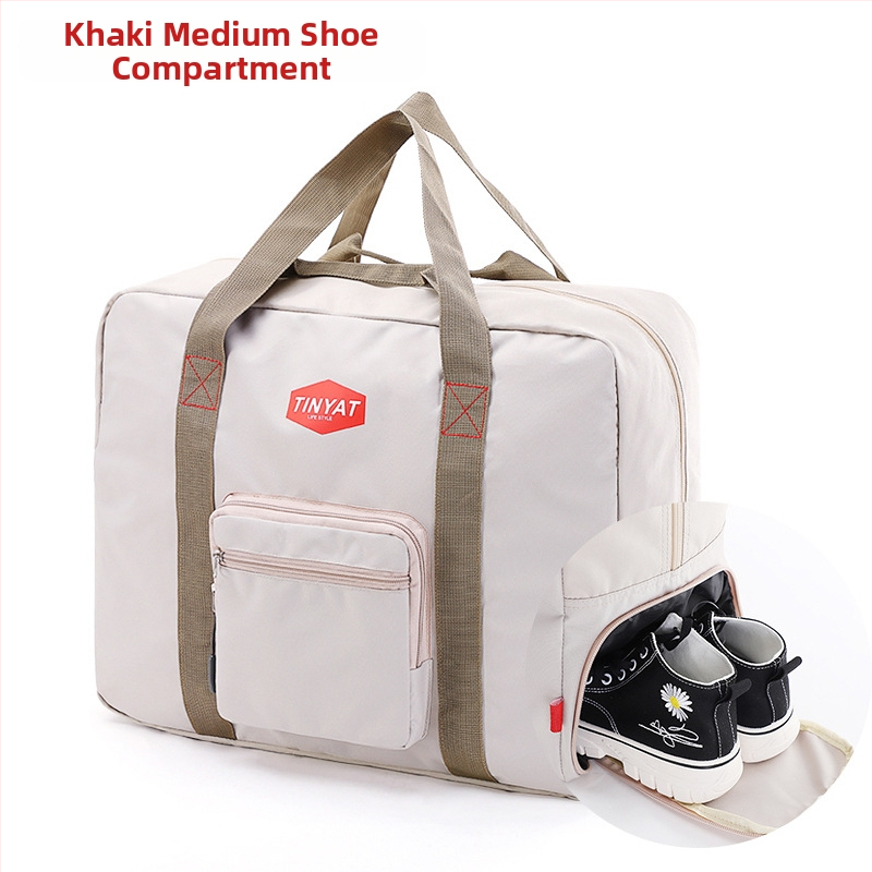 Sklopná cestovná taška na ručné nosenie, 20–35 L, nepremokavý polyester, ľahká na cestovanie