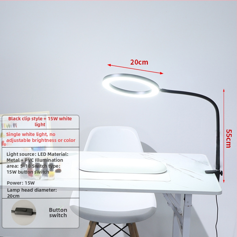 LED Φωτιστικό τραπεζιού για μανικιούρ με CRI ≥90, 18W, 220V, Αφής έλεγχος, Έξυπνος φωτισμός