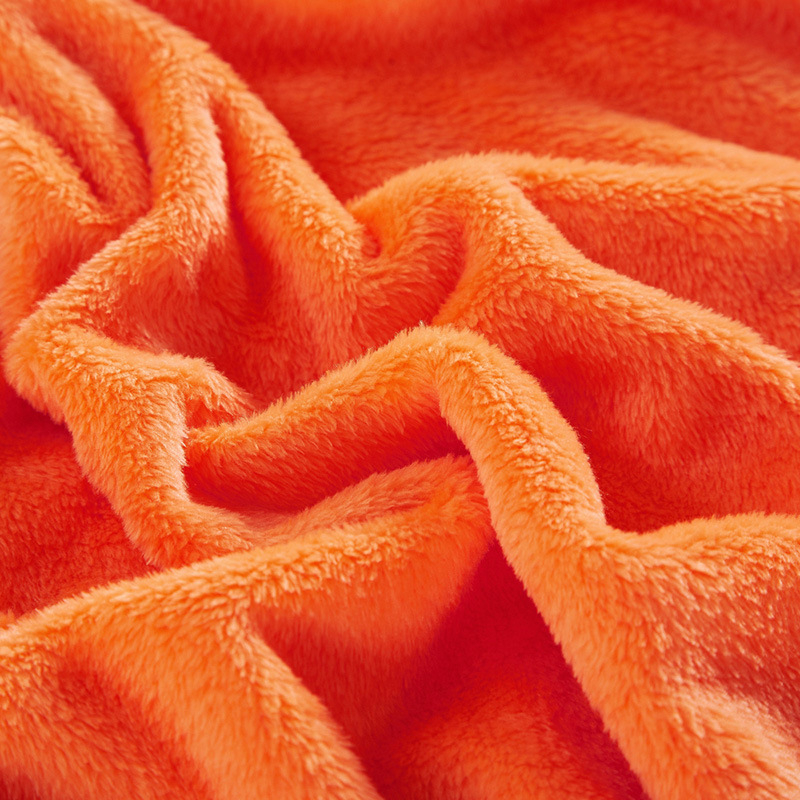 Pătură de flanel, culoare uni, fibră poliesterică, 300–500 g, potrivită pentru canapea și pat, pentru toate anotimpurile, stil modern minimalist