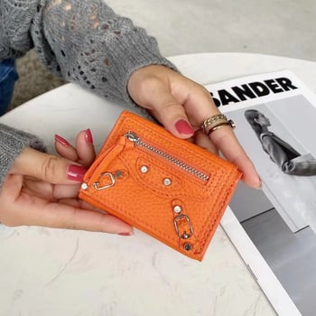 Portofel din piele naturală, din piele de vițel, căptușeală din piele de vițel, protecție anti-fraudă, pentru utilizare zilnică.