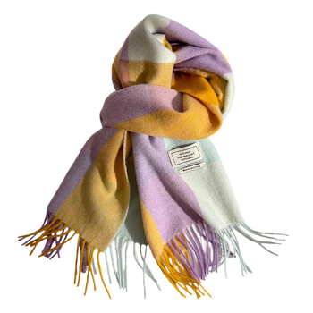 Șal din lână, țesătură twill, lungime extinsă, încălzește în iarnă, pentru femei