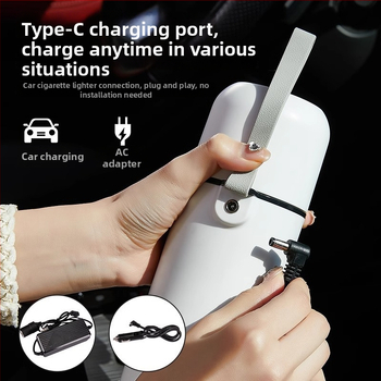 Autóba szerelt masszírozó elektromos vízmelegítő pohár, szigetelés, canvas anyag, teljesítmény 1W