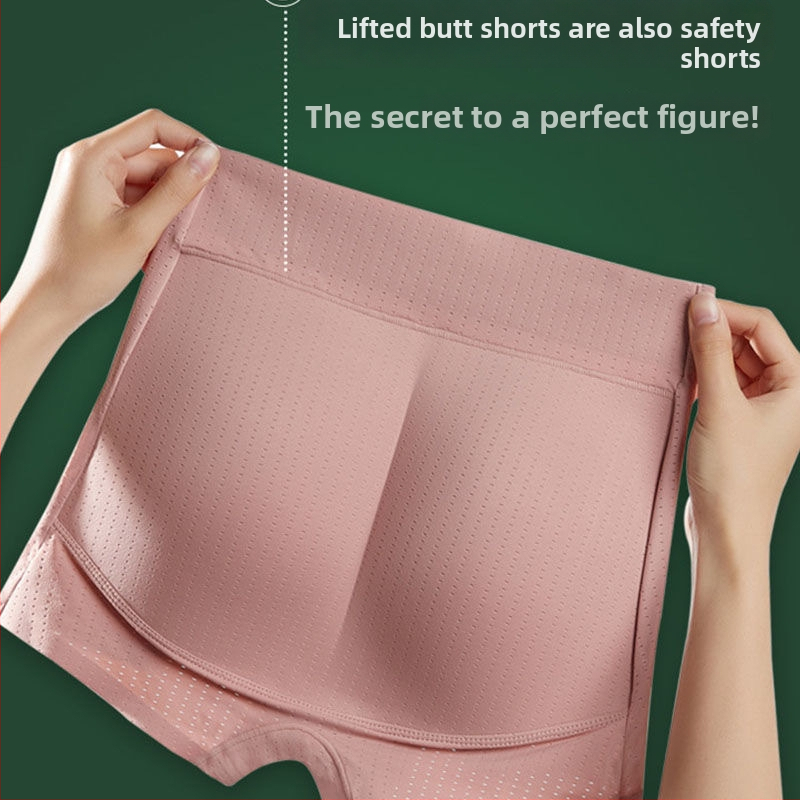 Dámske boxerky s integrovanými výstelkami na sedacie partie, stredná výška pásu, priedušné, nylon 80-90% s bavlnenou podšívkou