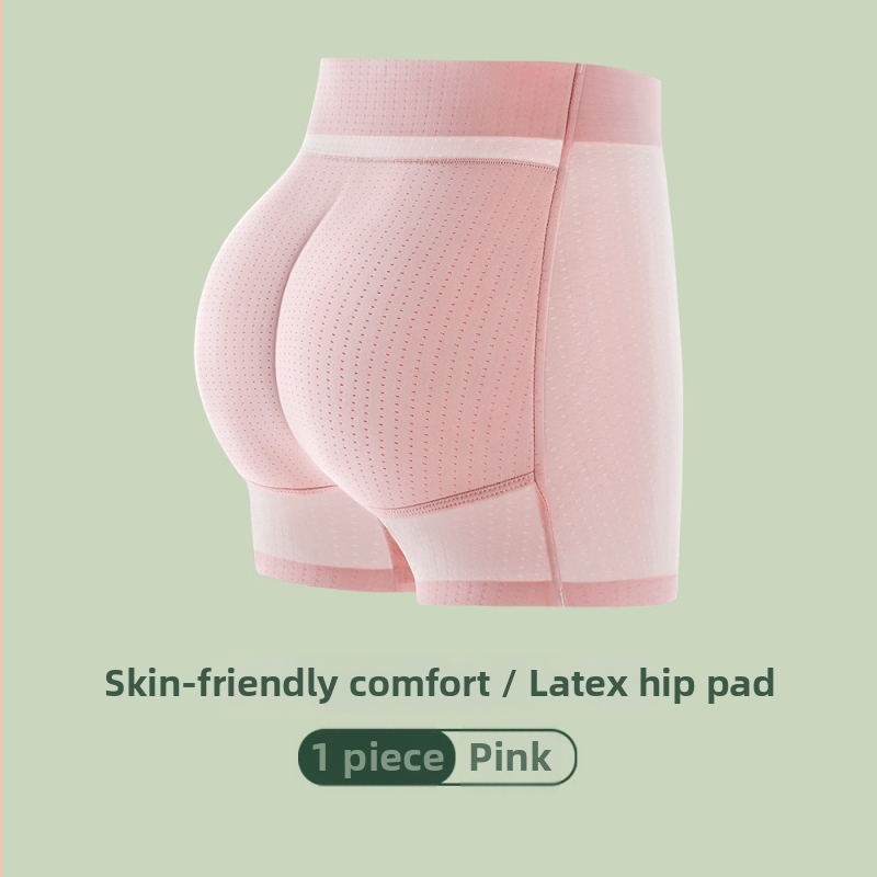 Boxeri damă cu inserții încorporate pentru fese, talie medie, respirabili, nylon 80-90% cu căptușeală din bumbac