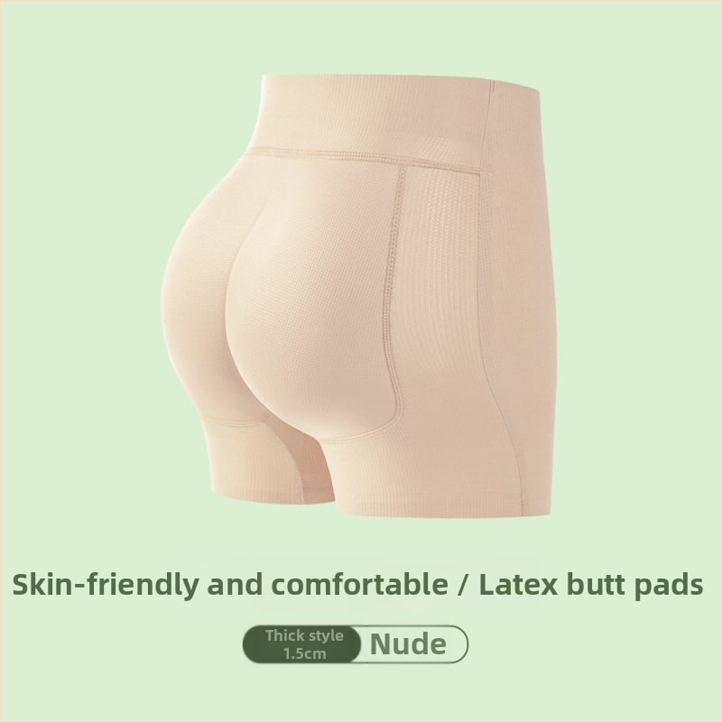 Boxeri damă cu inserții încorporate pentru fese, talie medie, respirabili, nylon 80-90% cu căptușeală din bumbac