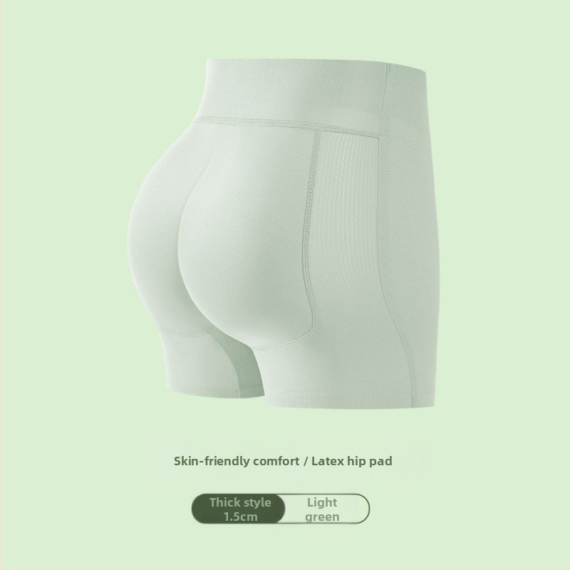 Boxeri damă cu inserții încorporate pentru fese, talie medie, respirabili, nylon 80-90% cu căptușeală din bumbac