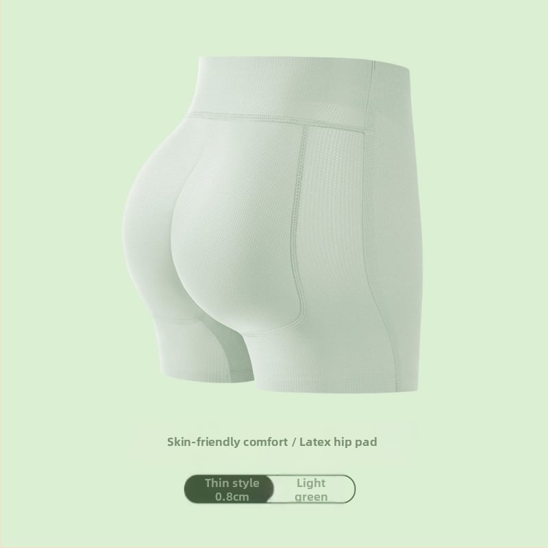 Boxeri damă cu inserții încorporate pentru fese, talie medie, respirabili, nylon 80-90% cu căptușeală din bumbac