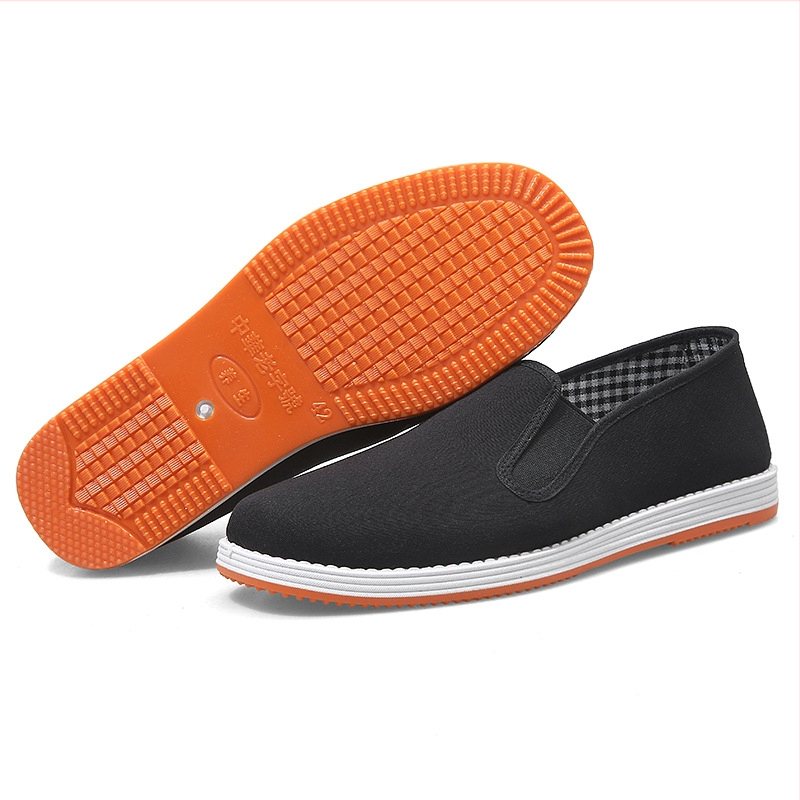 Pánske plátenné tenisky na voľno, okrúhla špička, nízky vrchný diel, šitá podrážka, textilná stielka