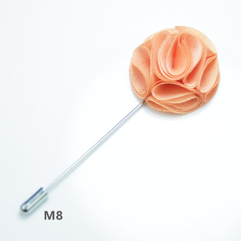 Брошка — цвете от плат, ръчна изработка, унисекс, оригинален дизайн, марка YINMENG