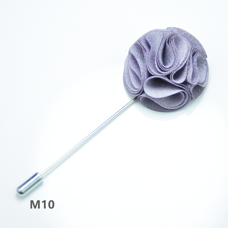 Брошка — цвете от плат, ръчна изработка, унисекс, оригинален дизайн, марка YINMENG