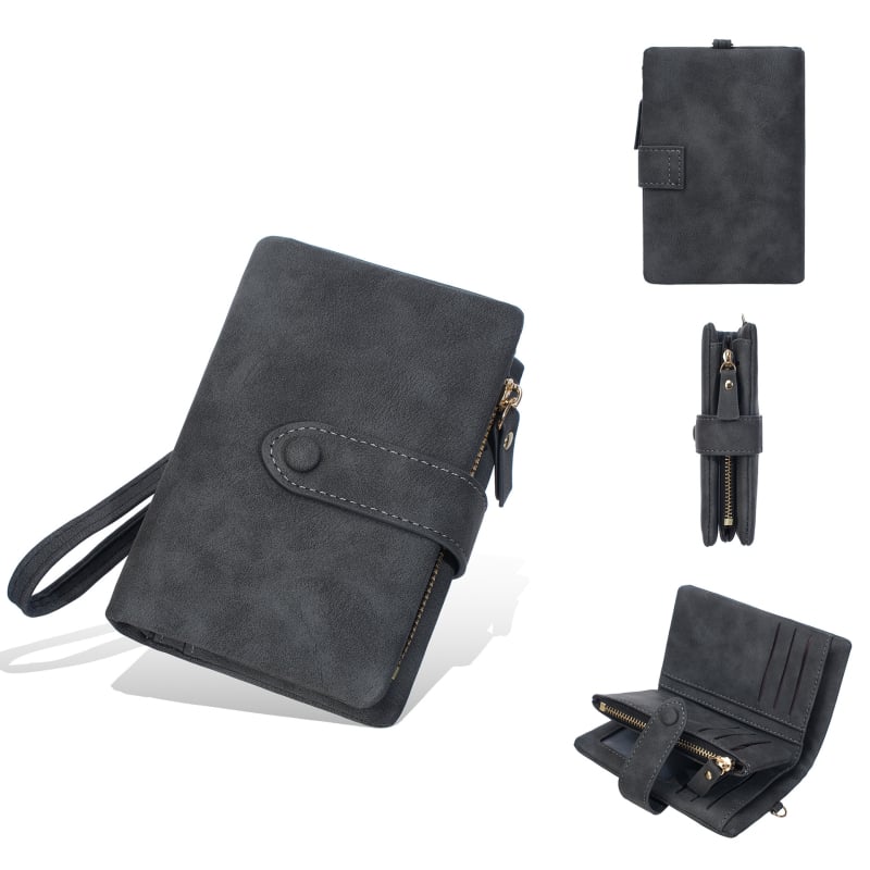 Baellerry Női pénztárca — PU bőr, 2 hajtásos kialakítás, több kártyahely (Baellerry; PU bőr; 2 hajtásos kialakítás; több kártyahely; kopásálló)