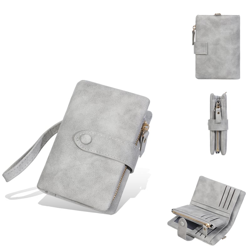 Baellerry Női pénztárca — PU bőr, 2 hajtásos kialakítás, több kártyahely (Baellerry; PU bőr; 2 hajtásos kialakítás; több kártyahely; kopásálló)