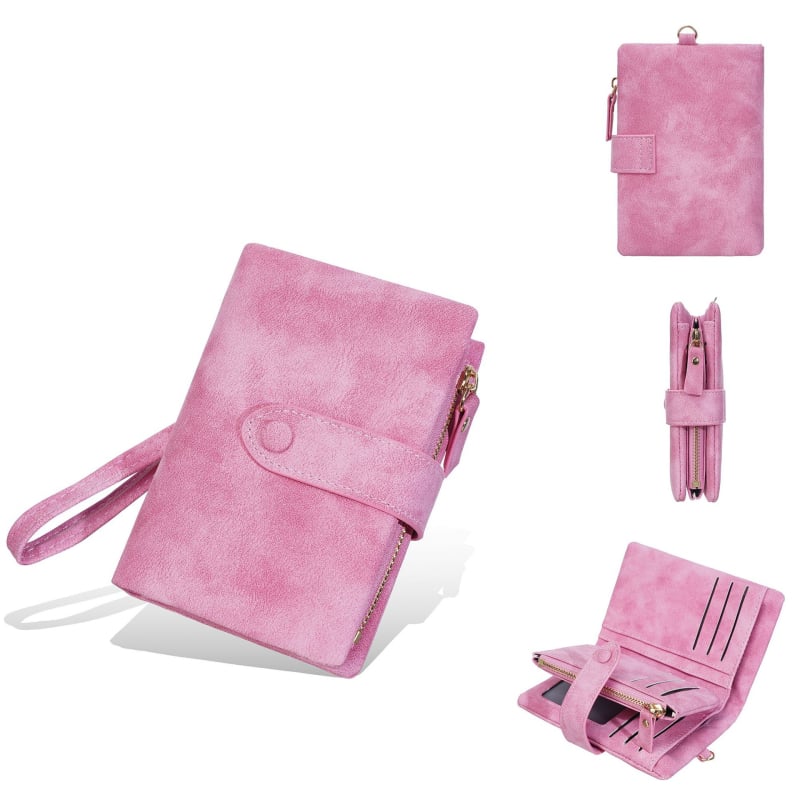 Baellerry Női pénztárca — PU bőr, 2 hajtásos kialakítás, több kártyahely (Baellerry; PU bőr; 2 hajtásos kialakítás; több kártyahely; kopásálló)