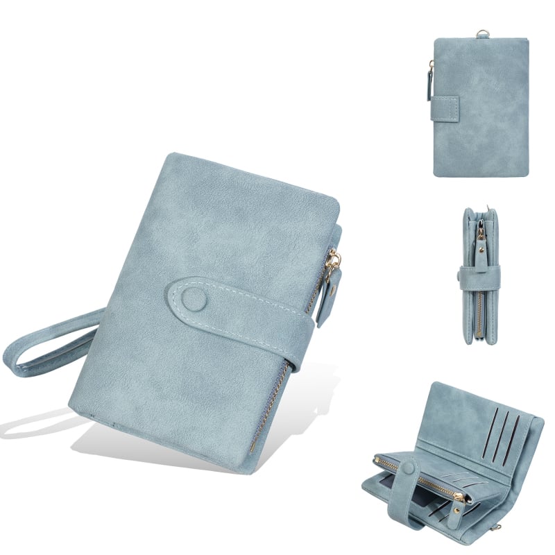 Baellerry Női pénztárca — PU bőr, 2 hajtásos kialakítás, több kártyahely (Baellerry; PU bőr; 2 hajtásos kialakítás; több kártyahely; kopásálló)