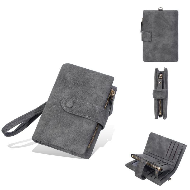 Baellerry Női pénztárca — PU bőr, 2 hajtásos kialakítás, több kártyahely (Baellerry; PU bőr; 2 hajtásos kialakítás; több kártyahely; kopásálló)