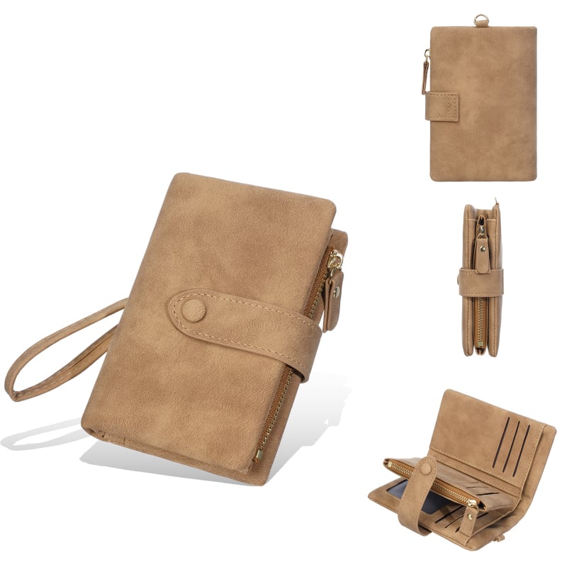 Baellerry Női pénztárca — PU bőr, 2 hajtásos kialakítás, több kártyahely (Baellerry; PU bőr; 2 hajtásos kialakítás; több kártyahely; kopásálló)