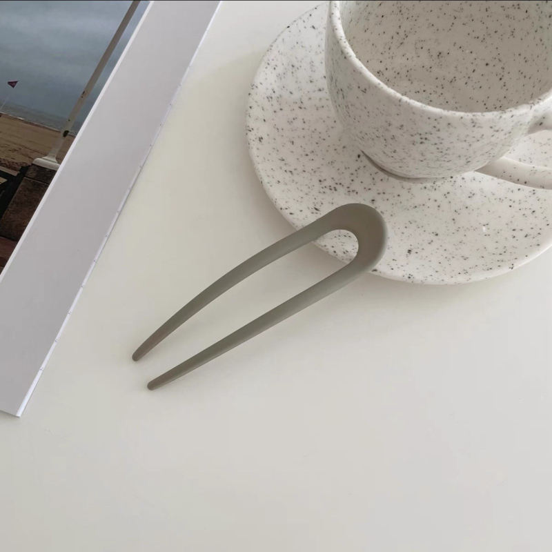 Jin Xin agrafă de păr în formă de U, placă de acid acetic, stil retro, origine Yiwu