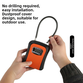 Jelszavas kulcstartó, falra szerelhető, modell KX803, ABS műanyag, záró rúd vastagsága 8 mm