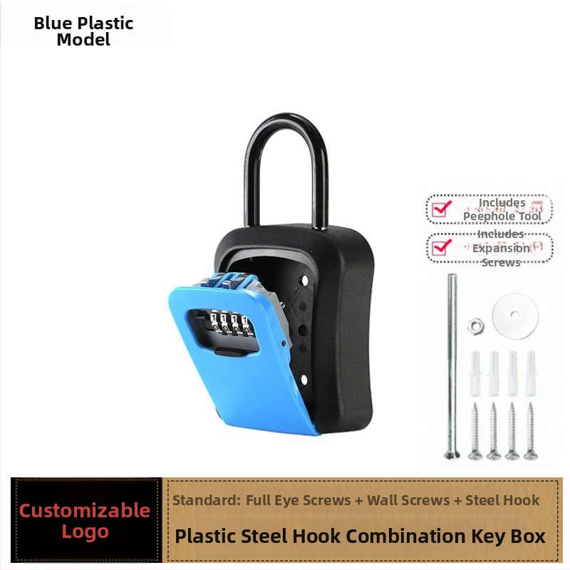 Jelszavas kulcstartó, falra szerelhető, modell KX803, ABS műanyag, záró rúd vastagsága 8 mm