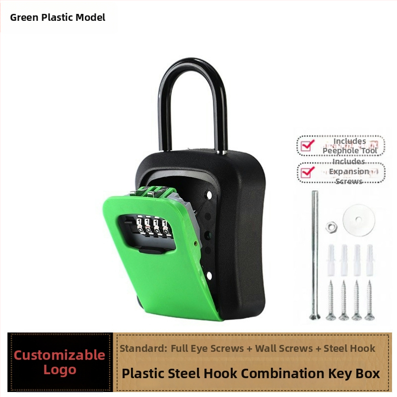 Jelszavas kulcstartó, falra szerelhető, modell KX803, ABS műanyag, záró rúd vastagsága 8 mm