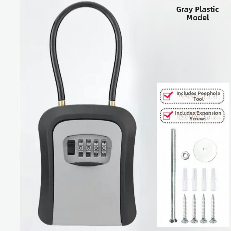 Jelszavas kulcstartó, falra szerelhető, modell KX803, ABS műanyag, záró rúd vastagsága 8 mm