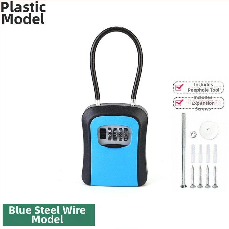 Jelszavas kulcstartó, falra szerelhető, modell KX803, ABS műanyag, záró rúd vastagsága 8 mm